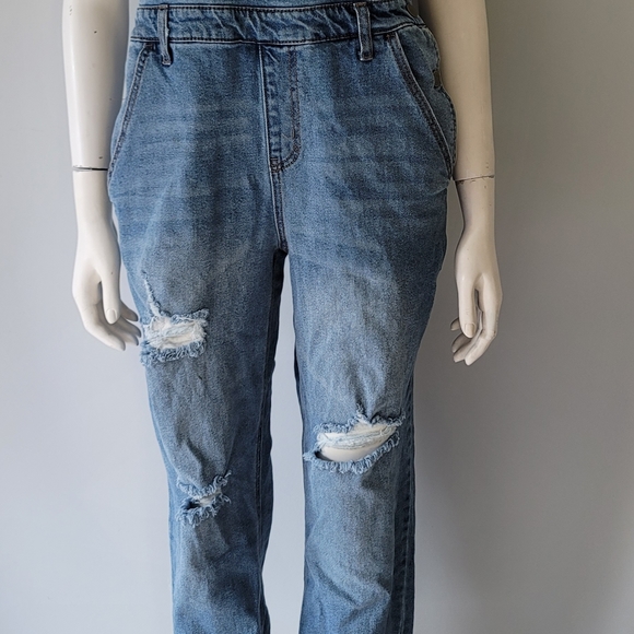 Refuge Distressed Long Overalls Size S - Picture 6 of 14